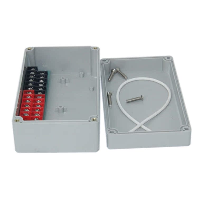 12位端子盒 防水接线盒光伏汇流盒灯具接线盒端子排 高低位端子盒
